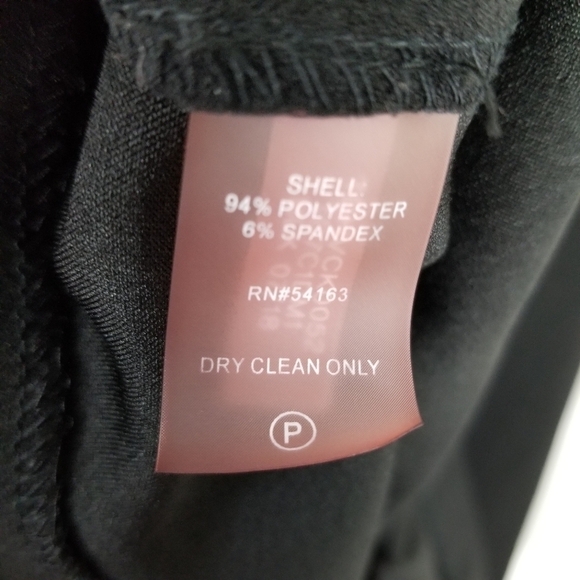 Tommy Hilfiger Women's LBD Scuba Bell Sleeve Midi Dress Gold Piping Scoop Neck - Picture 10 of 12